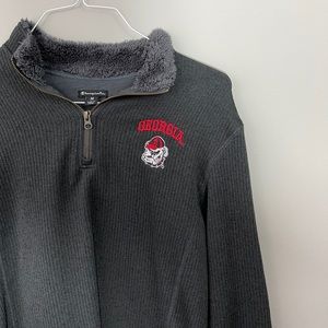 Champion - Georgia Bulldogs 3/4 Zip Sweater